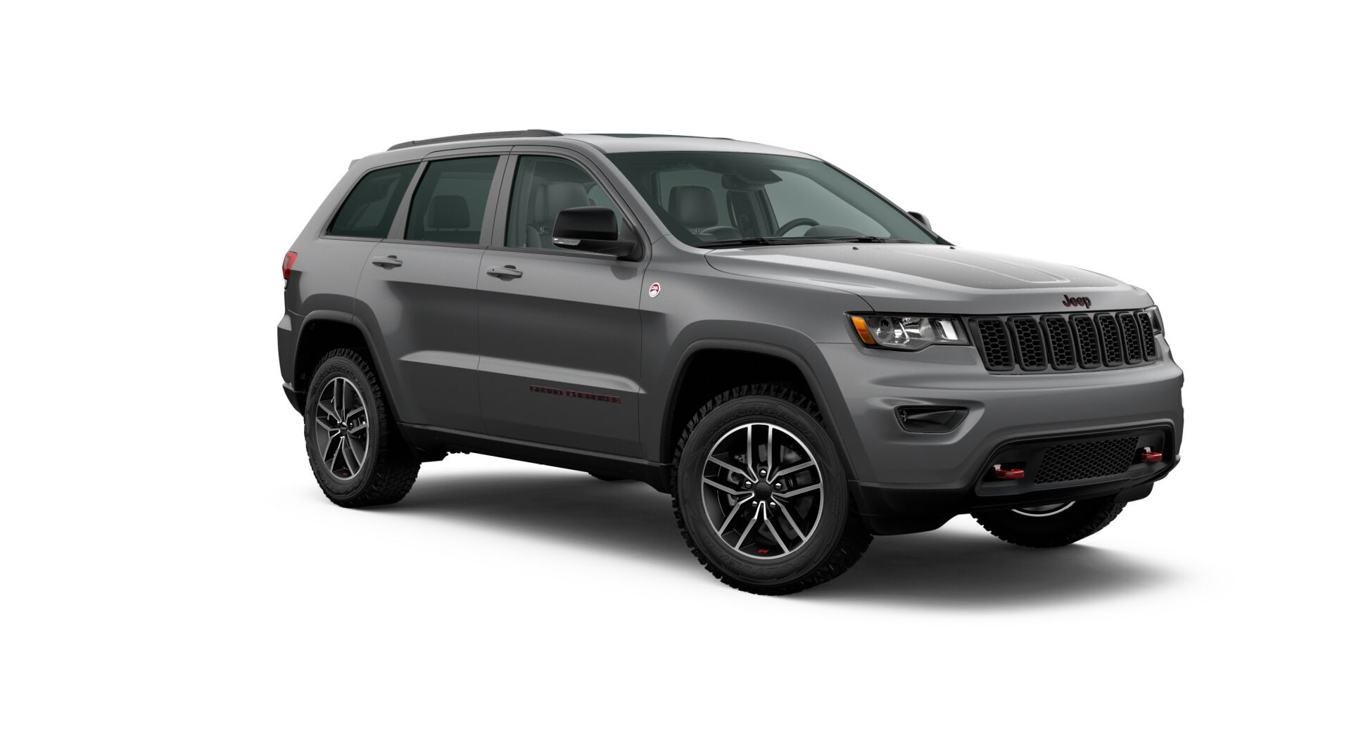 2020 Jeep Grand Cherokee Trailhawk Front View Gray Exterior Picture